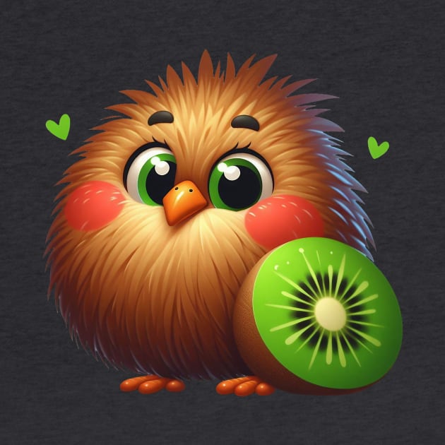 Cute Funny Kiwi by Dmytro